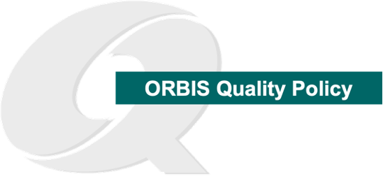 ORBIS Europe Quality Policy
