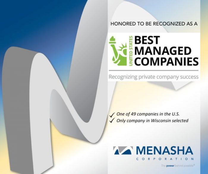 Menasha in den USA als „Best Managed Company“