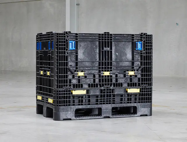 Collapsible-Plastic-Pallet-Box 1200 Bulk Container